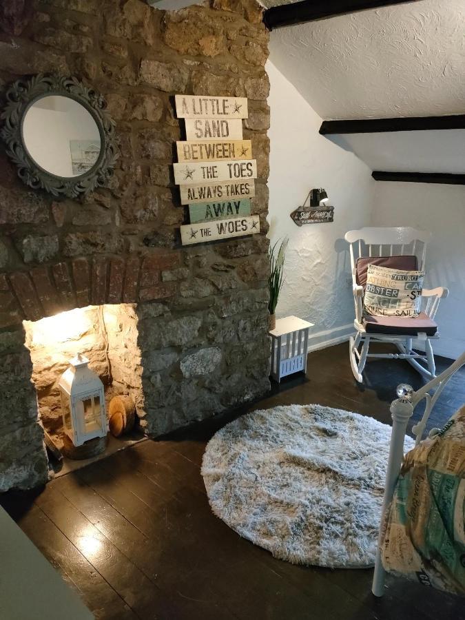 Fishermen'S Cottage With Log Burner, 2 Bathrooms & Sea Views From Garden Terraces 马伯斯 外观 照片