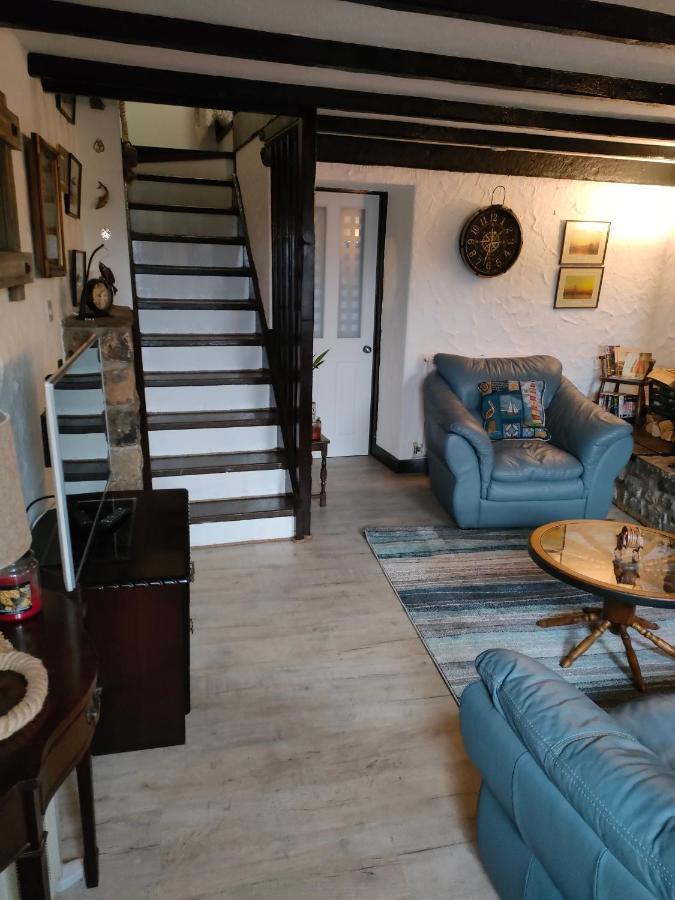 Fishermen'S Cottage With Log Burner, 2 Bathrooms & Sea Views From Garden Terraces 马伯斯 外观 照片