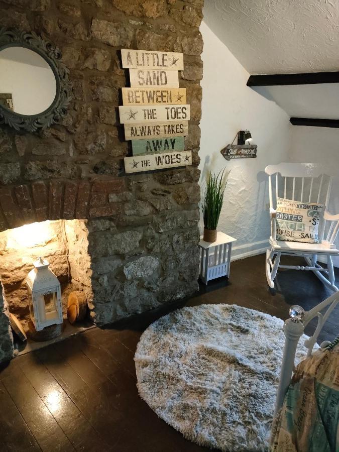 Fishermen'S Cottage With Log Burner, 2 Bathrooms & Sea Views From Garden Terraces 马伯斯 外观 照片