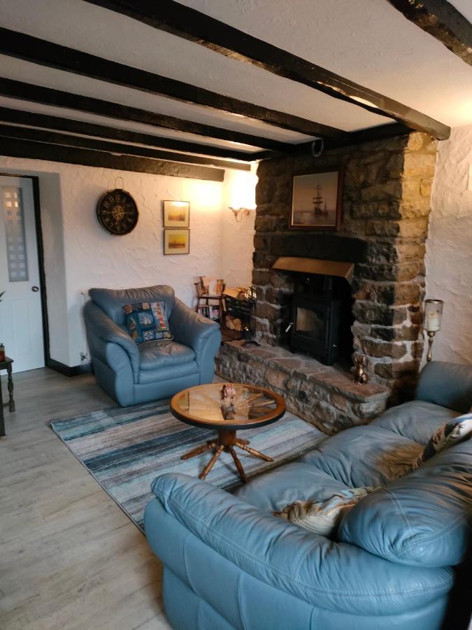 Fishermen'S Cottage With Log Burner, 2 Bathrooms & Sea Views From Garden Terraces 马伯斯 外观 照片