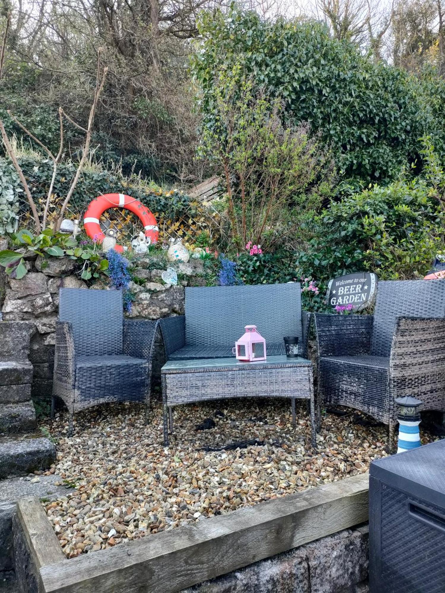 Fishermen'S Cottage With Log Burner, 2 Bathrooms & Sea Views From Garden Terraces 马伯斯 外观 照片